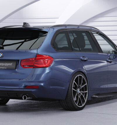 Diffuseur / Ajout de parechoc arrière pour BMW Série 3 F31 break (facelift / facelift) (07/2015-06/2019) - Fabriqué en ABS (6 finitions au choix)