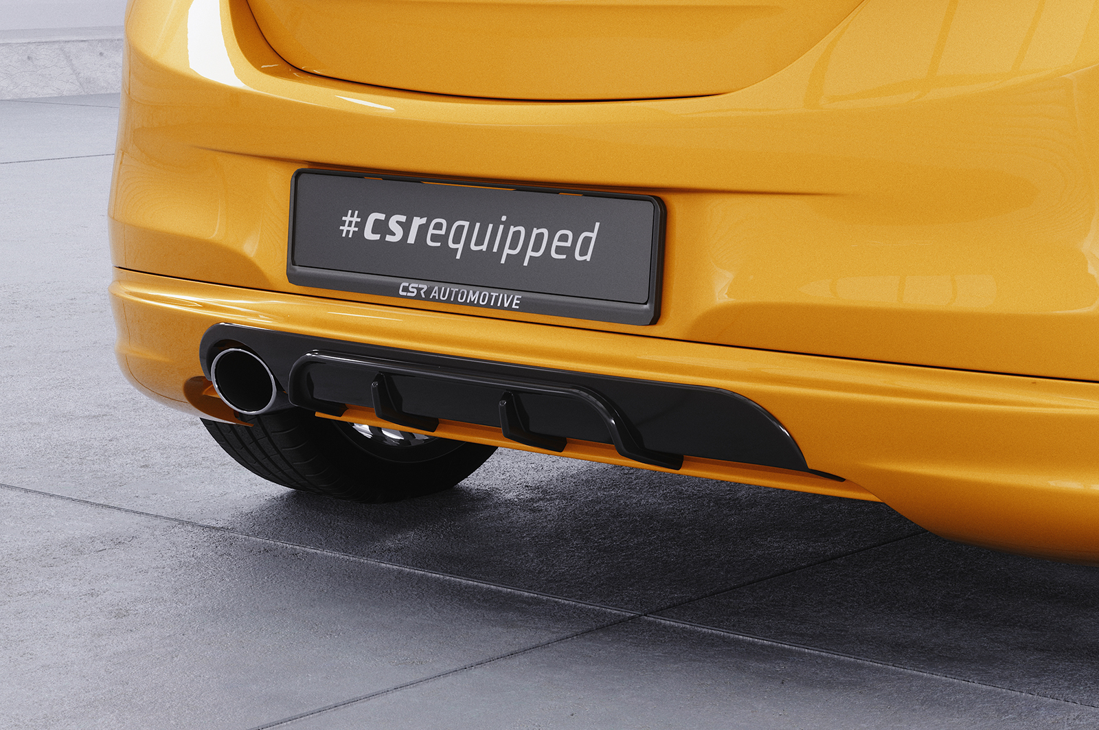 Diffuseur / Ajout de parechoc arrière pour Opel Corsa E GSI (06/2018-06/2019) - Fabriqué en ABS (6 finitions au choix)