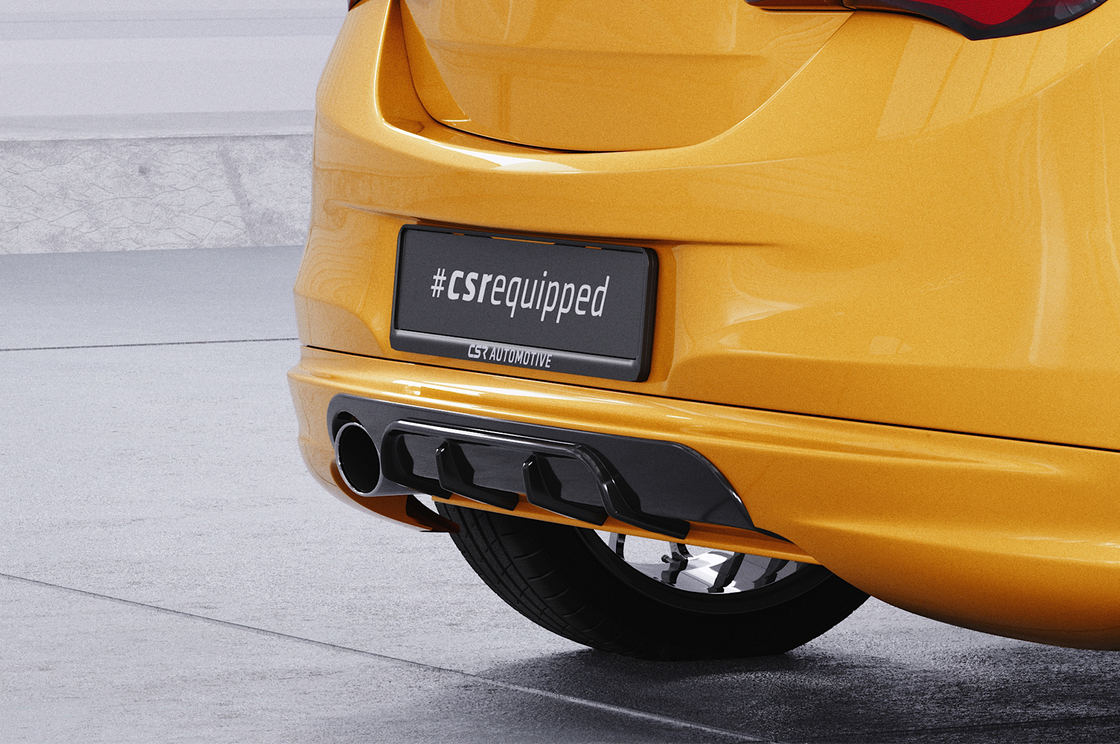 Diffuseur / Ajout de parechoc arrière pour Opel Corsa E GSI (06/2018-06/2019) - Fabriqué en ABS (6 finitions au choix)