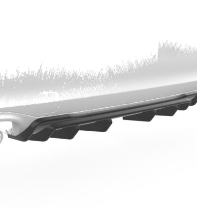 Diffuseur / Ajout de parechoc arrière pour Ford Focus MK4 break (préfacelift) (2018-2022) - Fabriqué en ABS (6 finitions au choix)