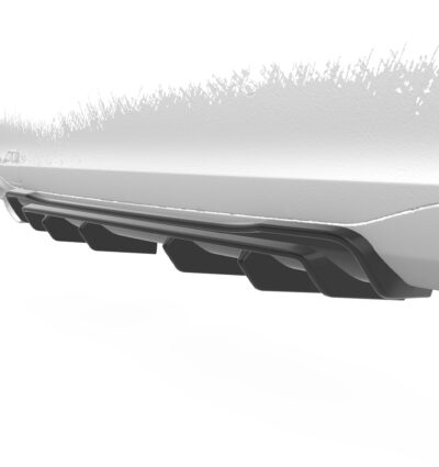Diffuseur / Ajout de parechoc arrière pour Ford Focus MK4 break (préfacelift) (2018-2022) - Fabriqué en ABS (6 finitions au choix)