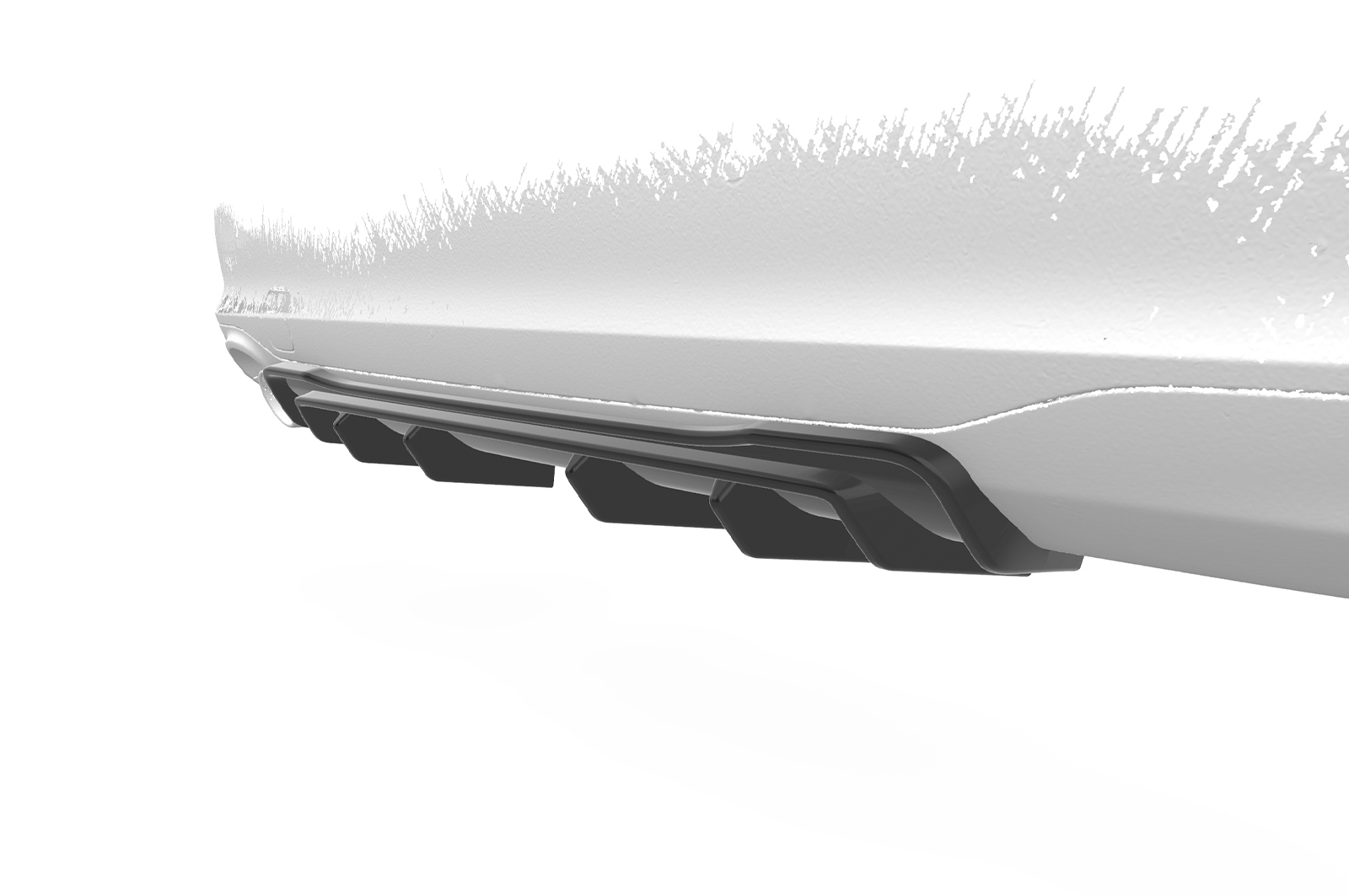 Diffuseur / Ajout de parechoc arrière pour Ford Focus MK4 break (préfacelift) (2018-2022) - Fabriqué en ABS (6 finitions au choix)