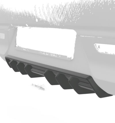 Diffuseur / Ajout de parechoc arrière pour Kia Rio 4 (YB) toutes carrosseries (2017-2023) - Fabriqué en ABS (6 finitions au choix)