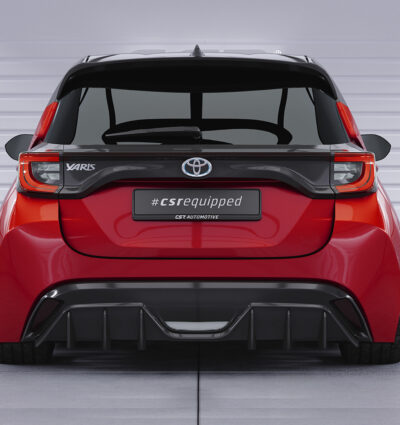 Diffuseur / Ajout de parechoc arrière pour Toyota Yaris 4 (XP21) toutes carrosseries (depuis 2020) - Fabriqué en ABS (6 finitions au choix)