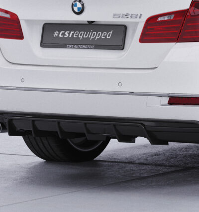 Diffuseur / Ajout de parechoc arrière pour BMW Série 5 (F10 / F11) finition de base (2010-2013) - Fabriqué en ABS (6 finitions au choix)