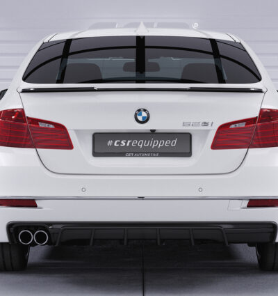 Diffuseur / Ajout de parechoc arrière pour BMW Série 5 (F10 / F11) finition de base (2010-2013) - Fabriqué en ABS (6 finitions au choix)