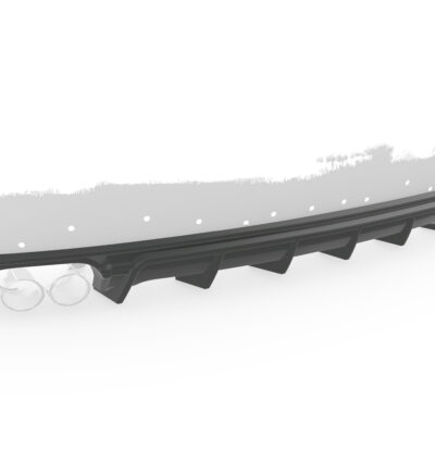 Diffuseur / Ajout de parechoc arrière pour BMW Série 5 (F10 / F11) finition de base (2010-2013) - Fabriqué en ABS (6 finitions au choix)