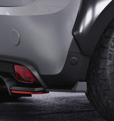 Diffuseur / Ajout de parechoc arrière pour Mini F56 Cooper SE (depuis 2021) - Fabriqué en ABS (6 finitions au choix)