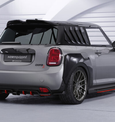 Diffuseur / Ajout de parechoc arrière pour Mini F56 Cooper SE (depuis 2021) - Fabriqué en ABS (6 finitions au choix)