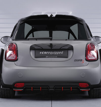 Diffuseur / Ajout de parechoc arrière pour Mini F56 Cooper SE (depuis 2021) - Fabriqué en ABS (6 finitions au choix)