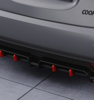Diffuseur / Ajout de parechoc arrière pour Mini F56 Cooper SE (depuis 2021) - Fabriqué en ABS (6 finitions au choix)