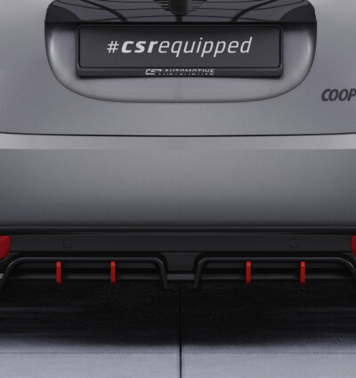 Diffuseur / Ajout de parechoc arrière pour Mini F56 Cooper SE (depuis 2021) - Fabriqué en ABS (6 finitions au choix)