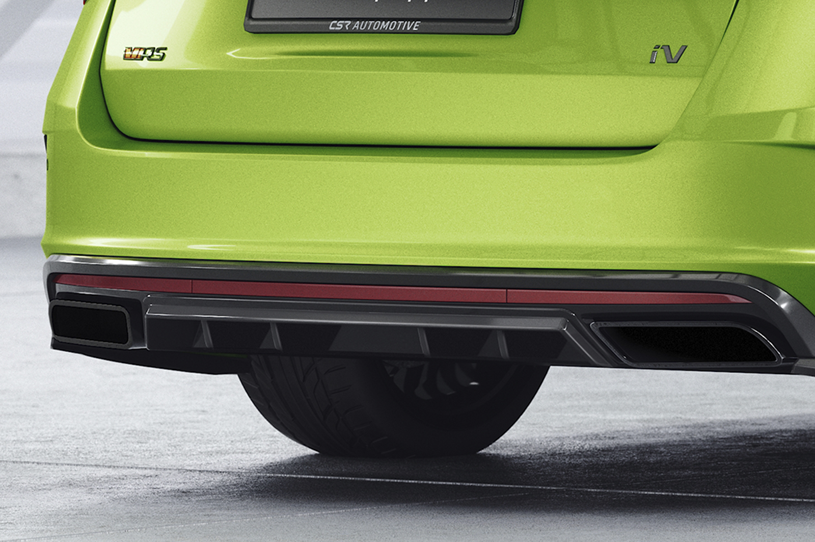 Diffuseur / Ajout de parechoc arrière pour Skoda Octavia 4 RS / RS Plus (depuis 2019) - Fabriqué en ABS (6 finitions au choix)