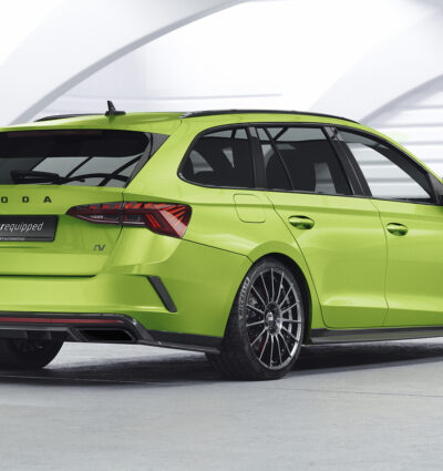 Diffuseur / Ajout de parechoc arrière pour Skoda Octavia 4 RS / RS Plus (depuis 2019) - Fabriqué en ABS (6 finitions au choix)