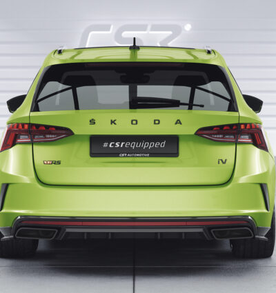 Diffuseur / Ajout de parechoc arrière pour Skoda Octavia 4 RS / RS Plus (depuis 2019) - Fabriqué en ABS (6 finitions au choix)