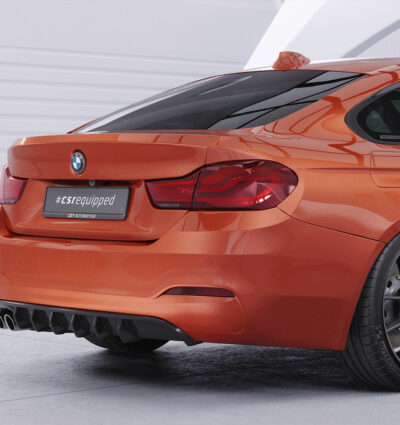 Diffuseur / Ajout de parechoc arrière pour BMW Série 4 (F36) Grand coupé (facelift) (2017-2021) - Fabriqué en ABS (6 finitions au choix)