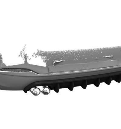 Diffuseur / Ajout de parechoc arrière pour BMW Série 4 (F36) Grand coupé (facelift) (2017-2021) - Fabriqué en ABS (6 finitions au choix)
