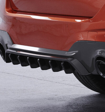 Diffuseur / Ajout de parechoc arrière pour BMW Série 3 G20 / G21 berline et break avec Pack M (2019-2022) - Fabriqué en ABS (6 finitions au choix)