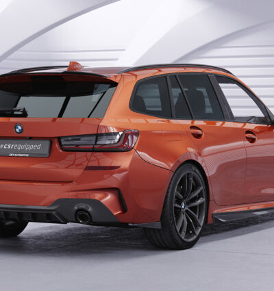 Diffuseur / Ajout de parechoc arrière pour BMW Série 3 G20 / G21 berline et break avec Pack M (2019-2022) - Fabriqué en ABS (6 finitions au choix)