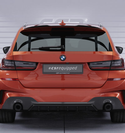 Diffuseur / Ajout de parechoc arrière pour BMW Série 3 G20 / G21 berline et break avec Pack M (2019-2022) - Fabriqué en ABS (6 finitions au choix)