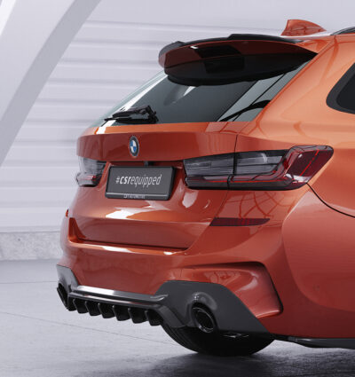 Diffuseur / Ajout de parechoc arrière pour BMW Série 3 G20 / G21 berline et break avec Pack M (2019-2022) - Fabriqué en ABS (6 finitions au choix)