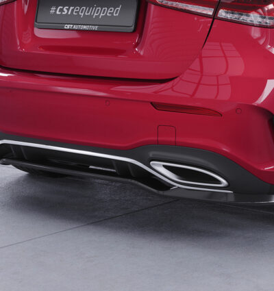 Diffuseur / Ajout de parechoc arrière pour Mercedes Benz Classe A (W177) AMG-Line (depuis 2018) - Fabriqué en ABS (6 finitions au choix)