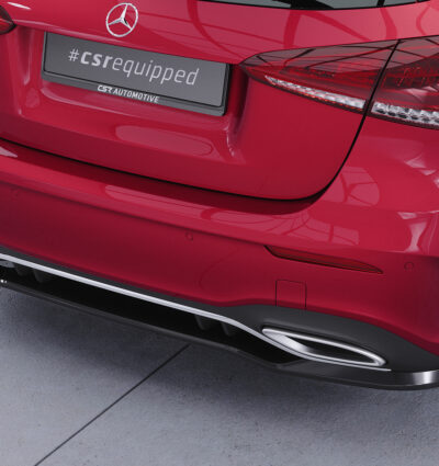Diffuseur / Ajout de parechoc arrière pour Mercedes Benz Classe A (W177) AMG-Line (depuis 2018) - Fabriqué en ABS (6 finitions au choix)