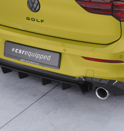 Diffuseur / Ajout de parechoc arrière pour VW Golf 8 (Typ CD) GTI (depuis 2020) - Fabriqué en ABS (6 finitions au choix)