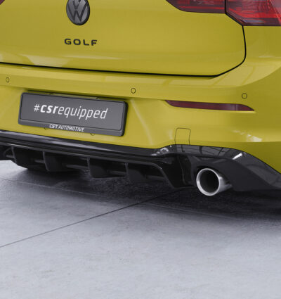 Diffuseur / Ajout de parechoc arrière pour VW Golf 8 (Typ CD) GTI (depuis 2020) - Fabriqué en ABS (6 finitions au choix)