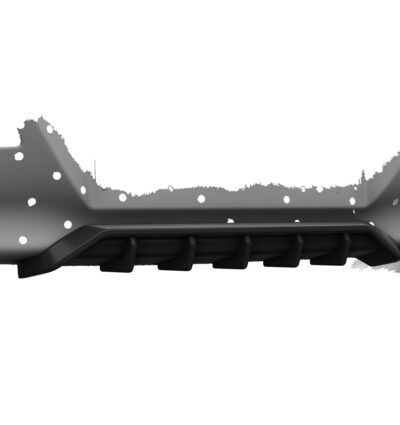 Diffuseur / Ajout de parechoc arrière pour BMW Série 6 E63 / E64 coupé et cabriolet (facelift) (2007-2010) - Fabriqué en ABS (6 finitions au choix)