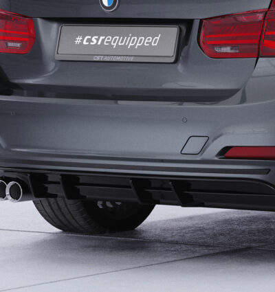 Diffuseur / Ajout de parechoc arrière pour BMW Série 3 F30 / F31 berline et break (facelift / facelift) (07/2015-06/2019) - Fabriqué en ABS (6 finitions au choix)