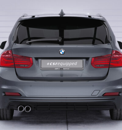 Diffuseur / Ajout de parechoc arrière pour BMW Série 3 F30 / F31 berline et break (facelift / facelift) (07/2015-06/2019) - Fabriqué en ABS (6 finitions au choix)