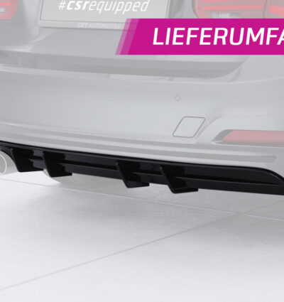 Diffuseur / Ajout de parechoc arrière pour BMW Série 3 F30 / F31 berline et break (facelift / facelift) (07/2015-06/2019) - Fabriqué en ABS (6 finitions au choix)