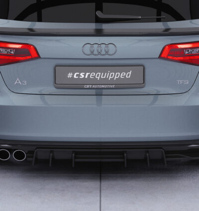 Diffuseur / Ajout de parechoc arrière pour Audi A3 8V sauf cabriolet et berline (2012-2016) - Fabriqué en ABS (6 finitions au choix)