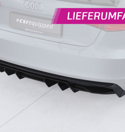Diffuseur / Ajout de parechoc arrière pour Audi A3 8V sauf cabriolet et berline (2012-2016) - Fabriqué en ABS (6 finitions au choix)
