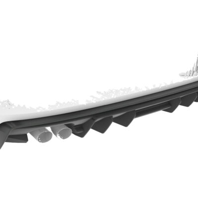 Diffuseur / Ajout de parechoc arrière pour Audi A3 8V sauf cabriolet et berline (2012-2016) - Fabriqué en ABS (6 finitions au choix)