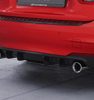 Diffuseur / Ajout de parechoc arrière pour BMW Série 3 F30 berline avec Pack M (2011-2019) - Fabriqué en ABS (6 finitions au choix)