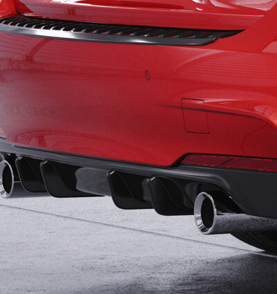 Diffuseur / Ajout de parechoc arrière pour BMW Série 3 F30 berline avec Pack M (2011-2019) - Fabriqué en ABS (6 finitions au choix)