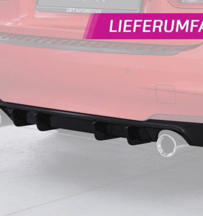 Diffuseur / Ajout de parechoc arrière pour BMW Série 3 F30 berline avec Pack M (2011-2019) - Fabriqué en ABS (6 finitions au choix)