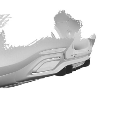 Diffuseur / Ajout de parechoc arrière pour Mercedes Benz AMG GT (190) toutes carrosseries (03/2017-12/2021) - Fabriqué en ABS (6 finitions au choix)
