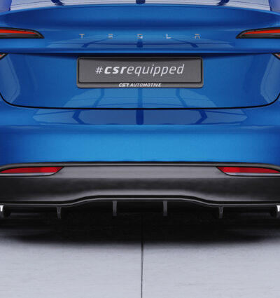 Diffuseur / Ajout de parechoc arrière pour Tesla Model 3 toutes carrosseries (facelift) (depuis 09/2023) - Fabriqué en ABS (6 finitions au choix)