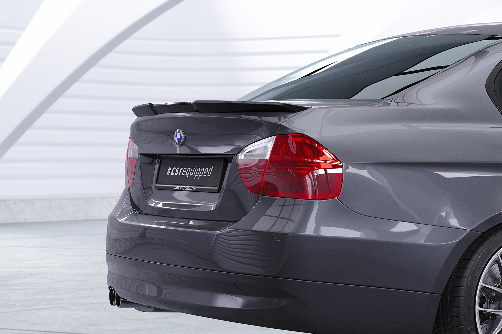 Becquet / Extension CAP pour BMW Série 3 E90 berline (01/2005-10/2011) - Fabriqué en ABS (6 finitions au choix)