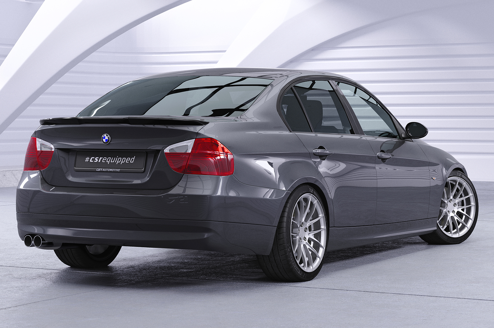 Becquet / Extension CAP pour BMW Série 3 E90 berline (01/2005-10/2011) - Fabriqué en ABS (6 finitions au choix)