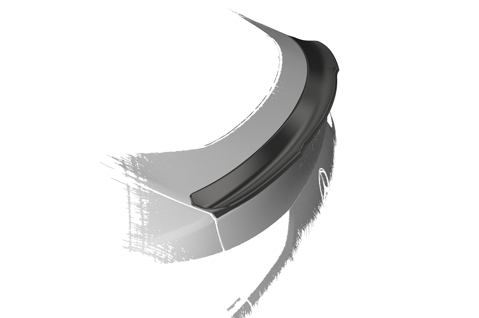 Becquet / Extension CAP pour Mercedes-Benz GLE (C167) coupé (depuis 2019) - Fabriqué en ABS (6 finitions au choix)