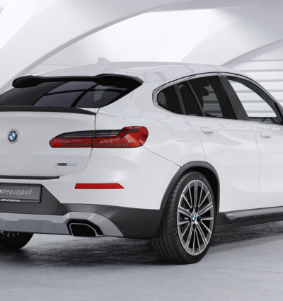 Becquet / Extension CAP pour BMW X4 G02 toutes carrosseries (incl. Pack M / M40i et M40d) (depuis 2018) - Fabriqué en ABS (6 finitions au choix)