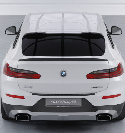 Becquet / Extension CAP pour BMW X4 G02 toutes carrosseries (incl. Pack M / M40i et M40d) (depuis 2018) - Fabriqué en ABS (6 finitions au choix)
