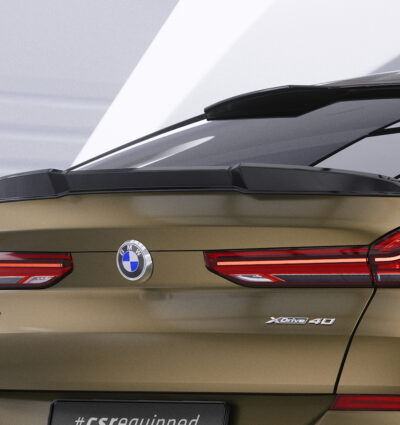 Becquet / Extension CAP pour BMW X6 (G06) toutes carrosseries (depuis 2019) - Fabriqué en ABS (6 finitions au choix)