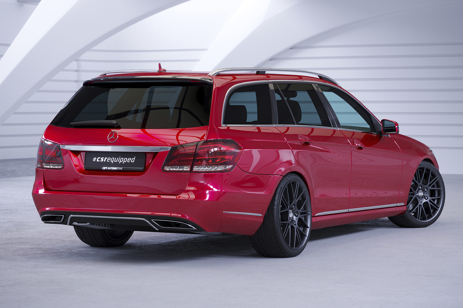Becquet / Extension CAP pour Mercedes-Benz Classe E S212 T-Modell (2009-2016) - Fabriqué en ABS (6 finitions au choix)