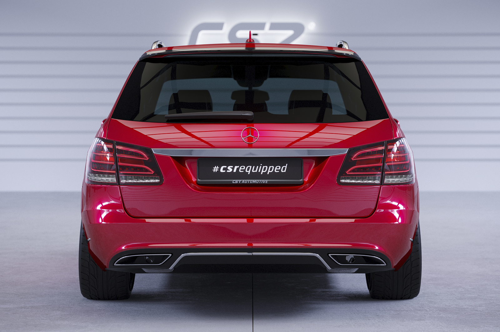 Becquet / Extension CAP pour Mercedes-Benz Classe E S212 T-Modell (2009-2016) - Fabriqué en ABS (6 finitions au choix)
