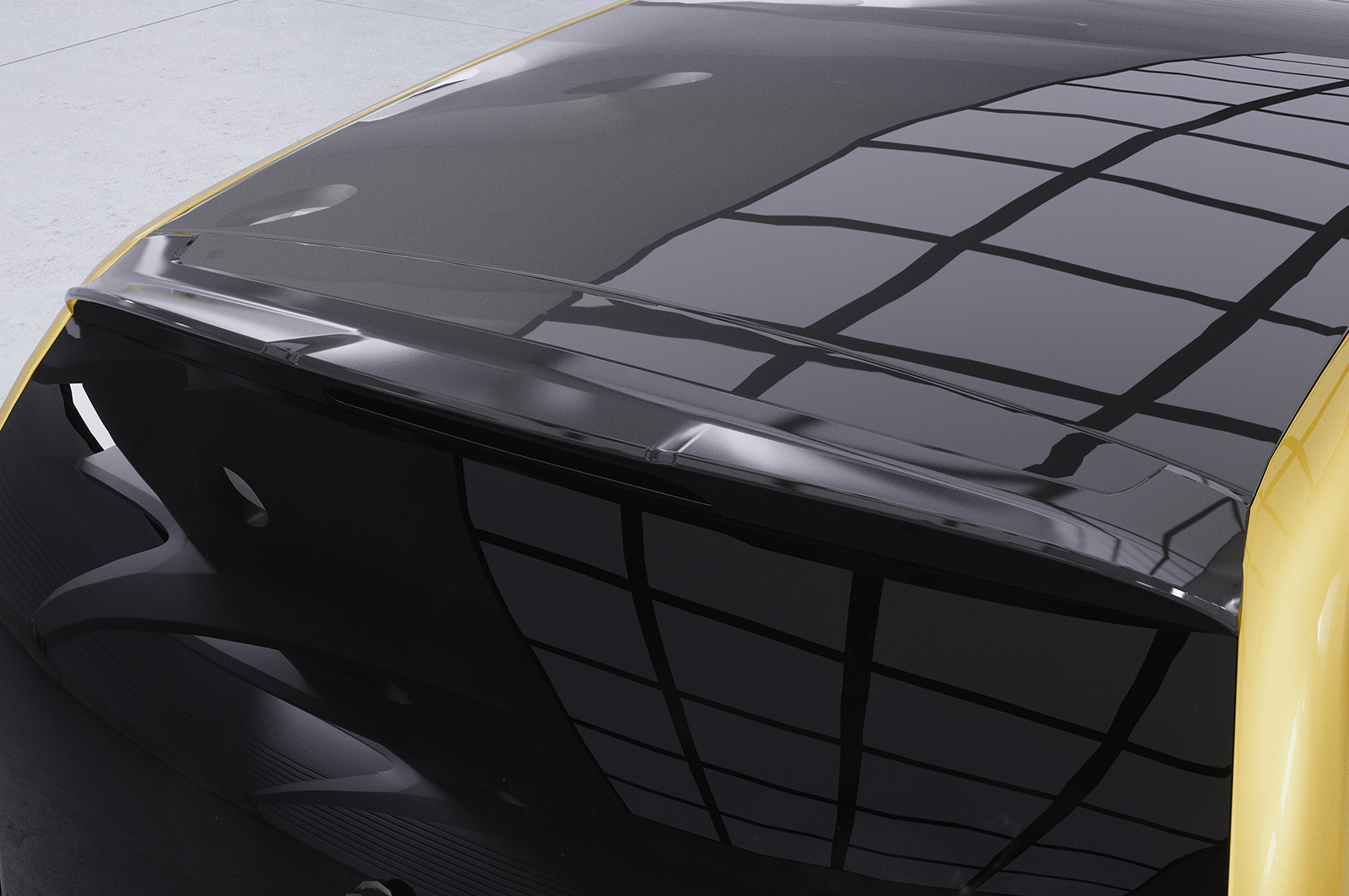 Becquet / Extension CAP pour VW up! toutes carrosseries finition de base (depuis 2011) - Fabriqué en ABS (6 finitions au choix)